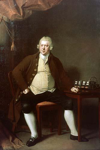 Joseph wright of derby Portrait of Richard Arkwright oil painting image